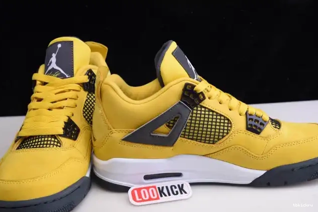 Rep TBK Lightning Air Jordan Retro 4 CT8527-700 0605